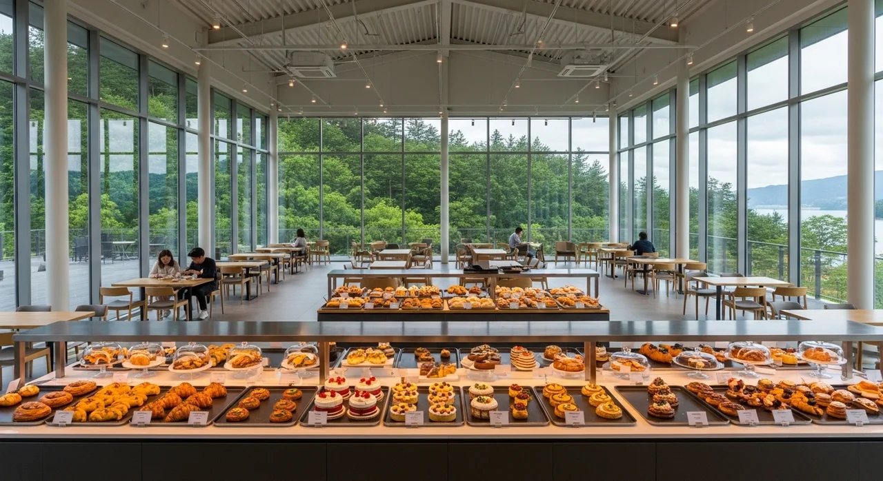 압도적인 개방감, 대형 베이커리 카페의 매력