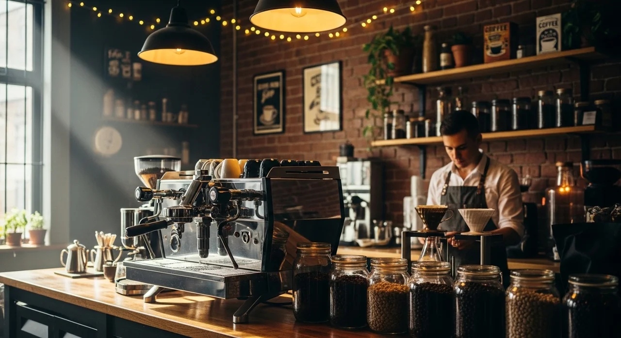 조용하고 아늑한 스페셜티 로스터리 카페