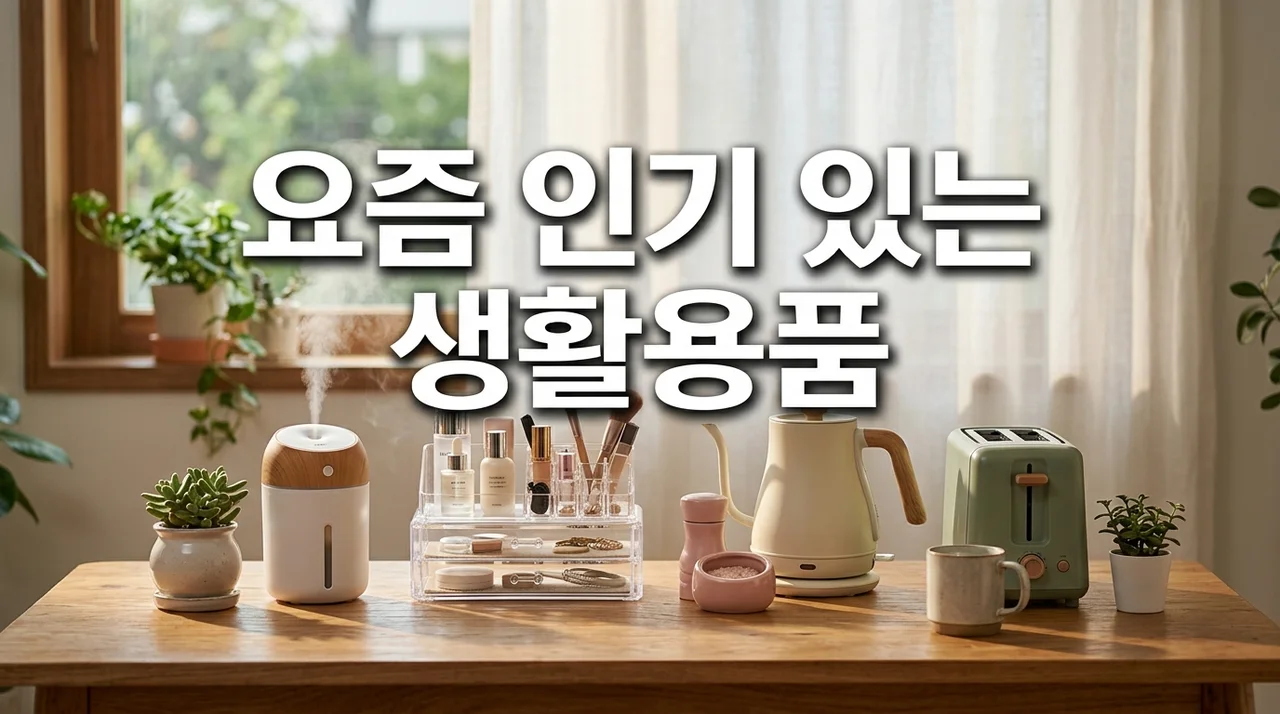 2026년 삶의 질 상승! 요즘 인기 있는 생활용품 베스트 5 추천템