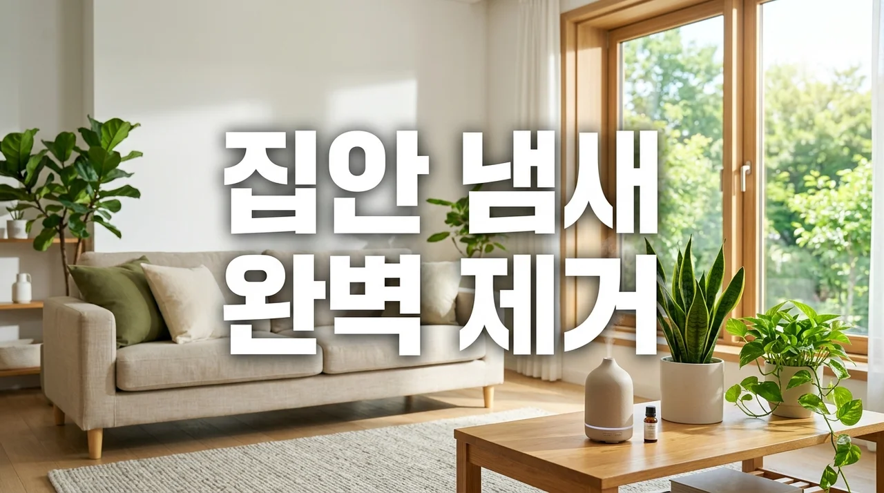 집안 냄새 10분 만에 확실하게 없애는 방법 총정리 (공간별 악취 제거)