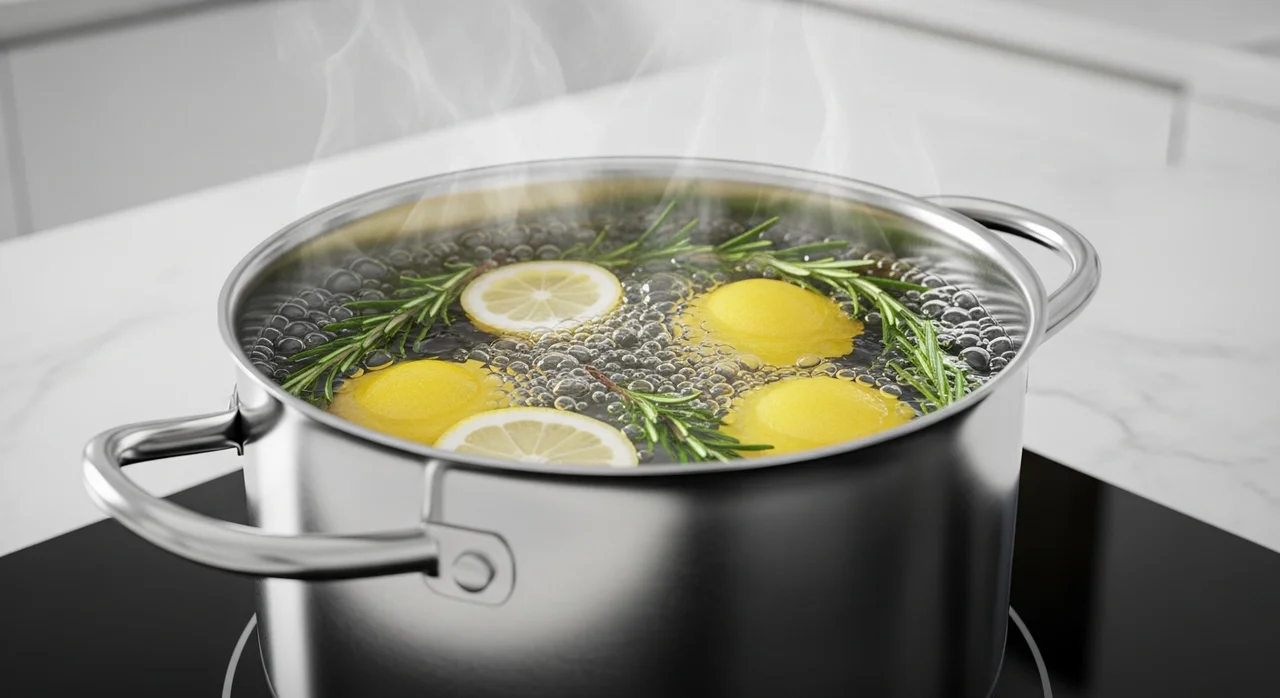 주방 냄새 완벽 제거: 음식 냄새와 탄 냄새 잡기