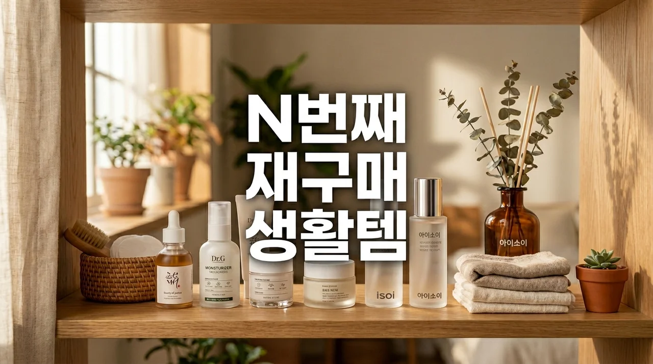 내돈내산 N번째 재구매한 생활템 리뷰! 삶의 질 수직 상승 베스트 5