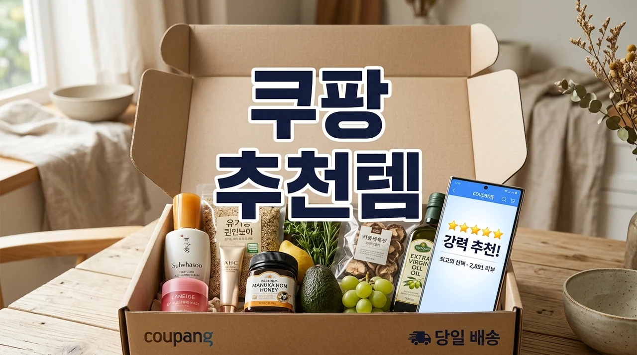 쿠팡 추천템 후기 총정리: 뷰티부터 다이어트까지 내돈내산 찐템 BEST 5