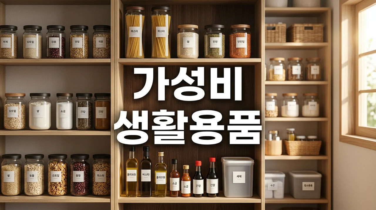 다이소부터 대형마트까지! 삶의 질 상승 가성비 생활용품 추천 총정리