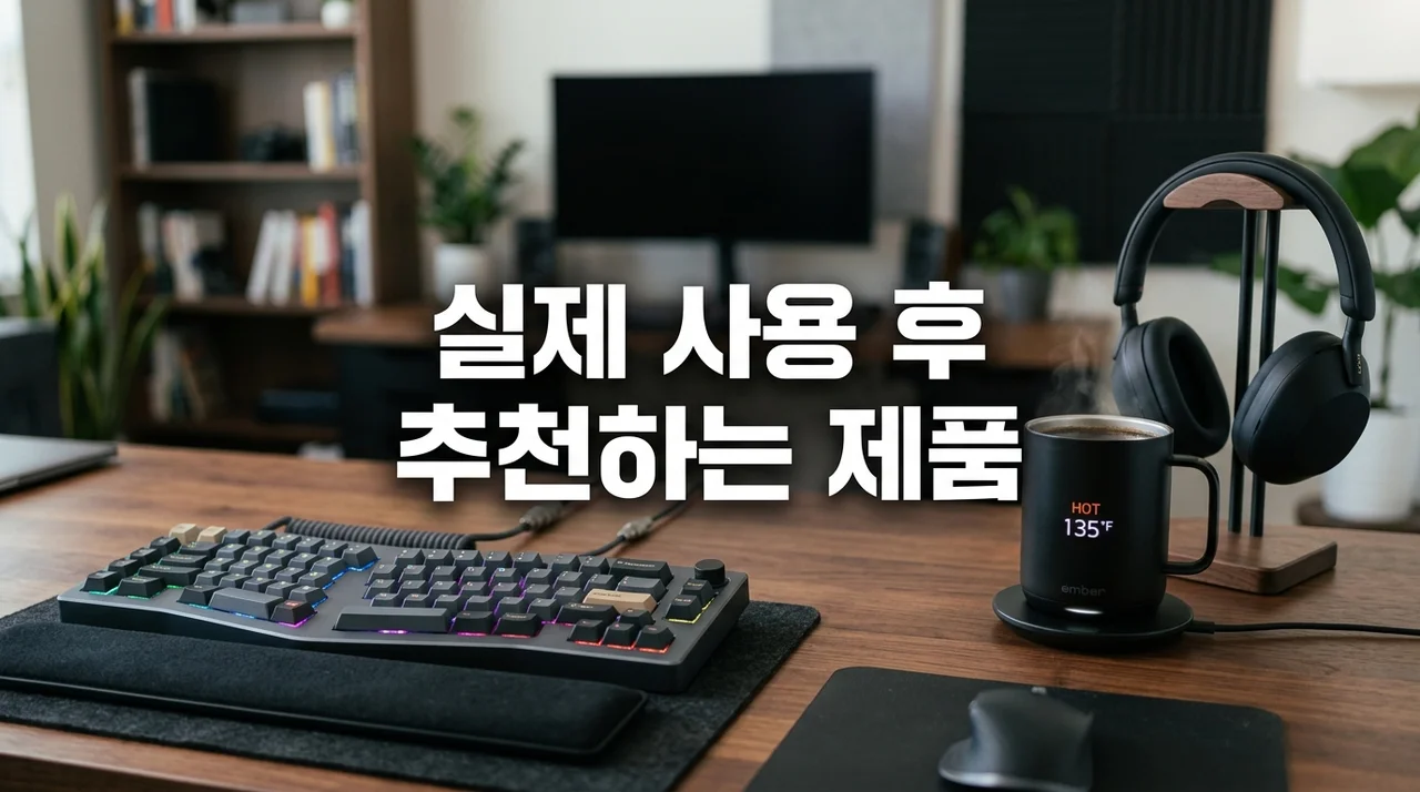 2026년 삶의 질 수직 상승! 내돈내산 실제 사용 후 추천하는 제품 BEST 5