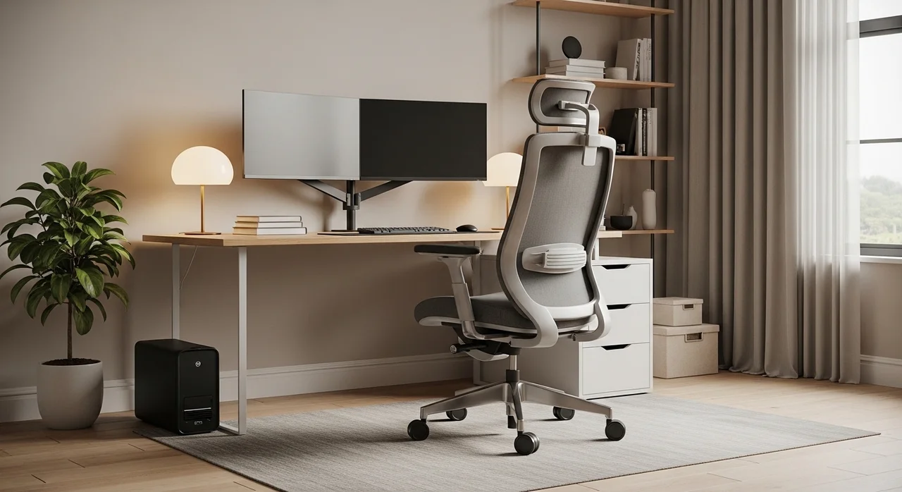 1. 프리미엄 인체공학 사무용 의자: 내 허리를 위한 최고의 투자