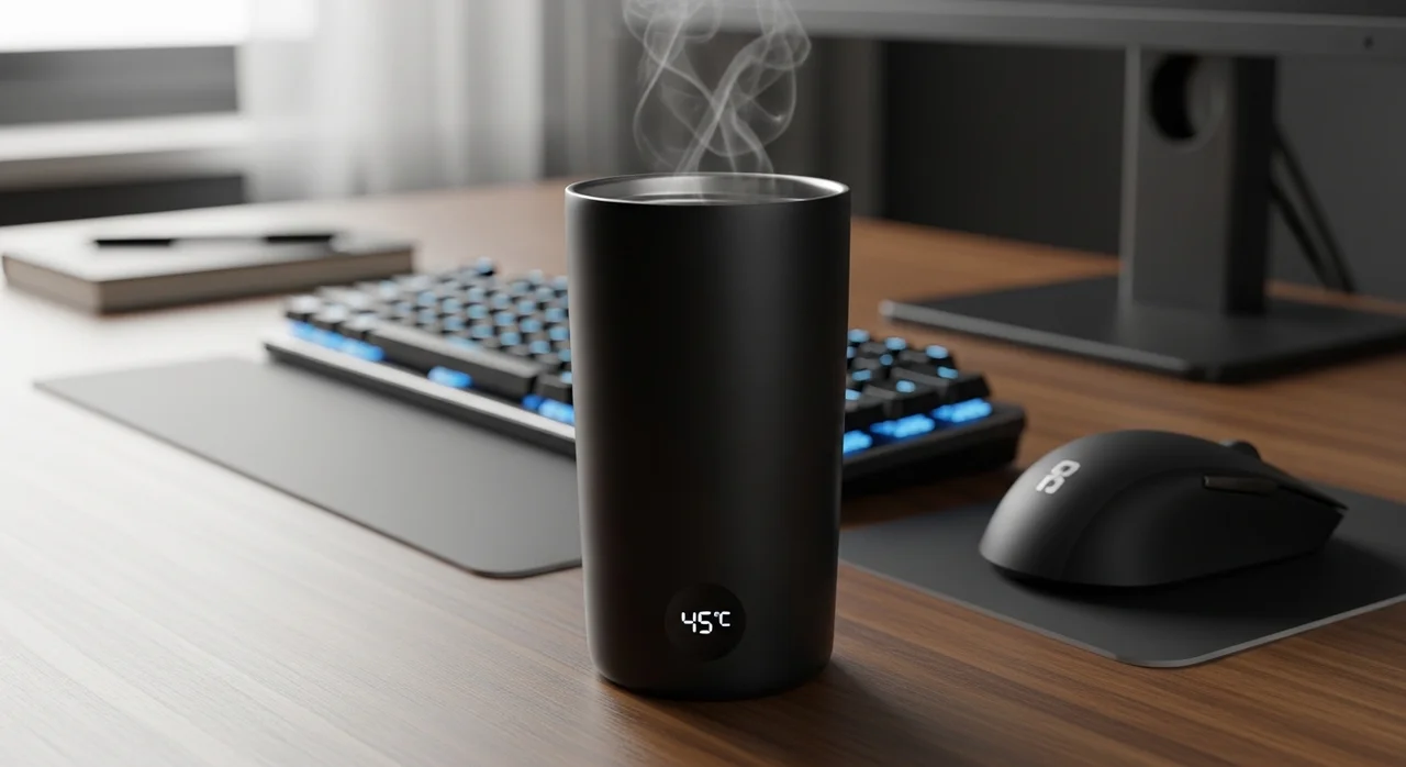 5. 스마트 온도 조절 텀블러: 끝까지 완벽한 한 모금