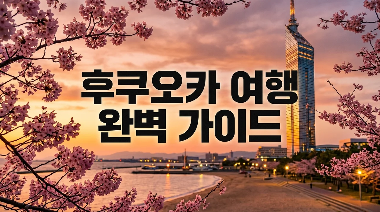 2026 일본 후쿠오카 여행 완벽 가이드: 2박3일 일정, 맛집, 경비 총정리