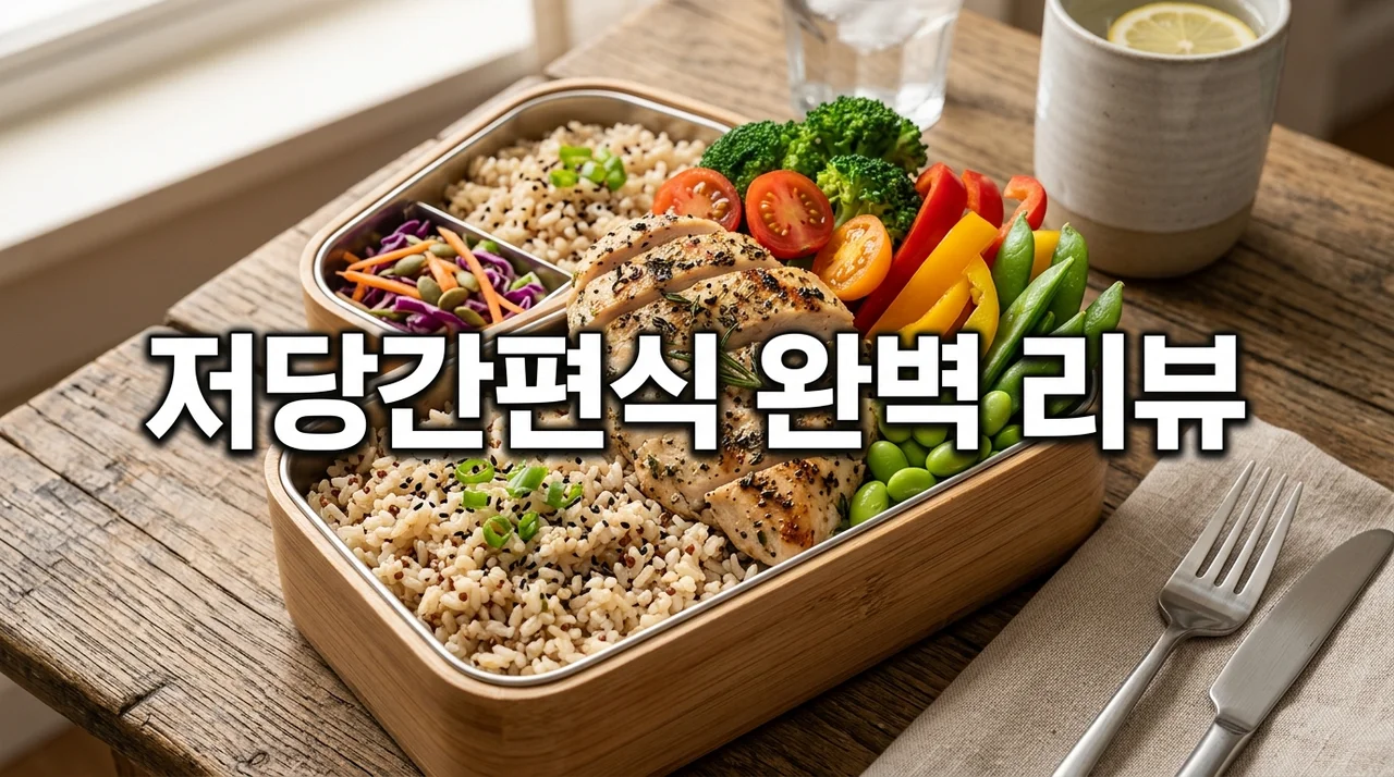 혈당 관리와 다이어트 필수템! 인기 저당간편식 리뷰 및 추천 3종