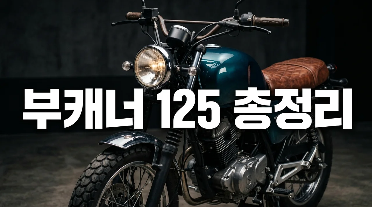 입문용 클래식 바이크 추천! 오토바이 부캐너125 장단점 및 유지비 총정리