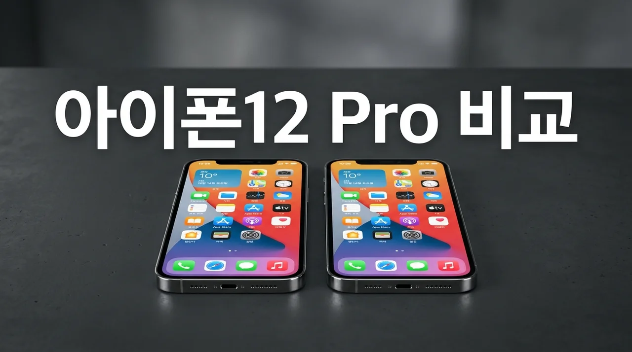 아이폰12 Pro 비교 총정리: 프로맥스, 미니 및 최신 기종 차이점